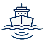 Ícono de sonar de barrido lateral